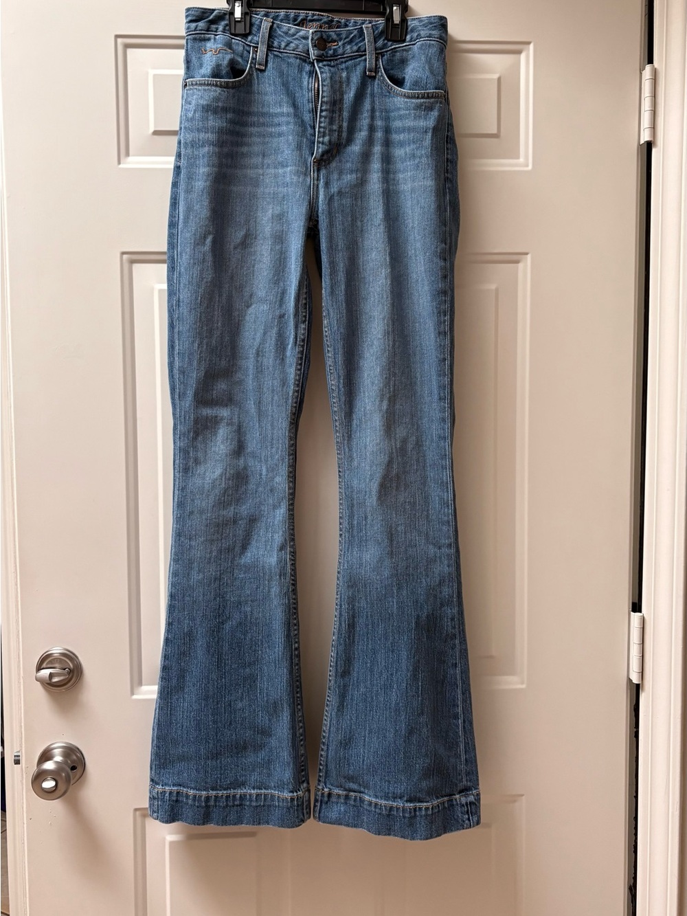 Kimes Ranch Women's Blue Flare Jeans - Picture 1 of 3